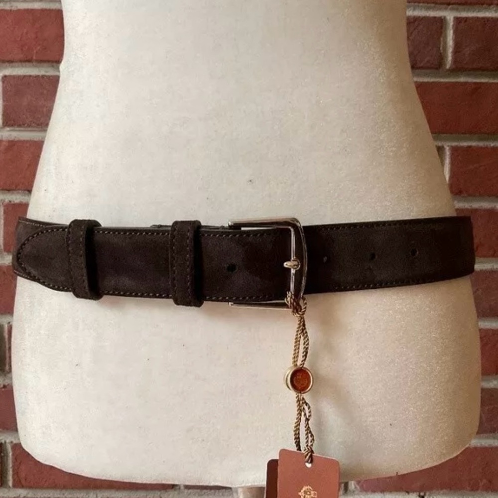 Brown Suede Belt